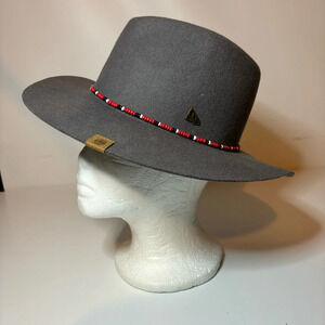 NBA New Era Cap Men’s Size Small Beaded Brim Miami Heat Wool Fedora